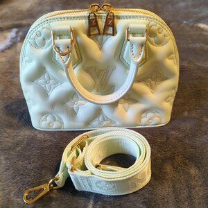 Louis Vuitton BB Alma Handbag Bubblegram Leather